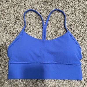 Lululemon flow Y *longline bra in viola violet - size 4